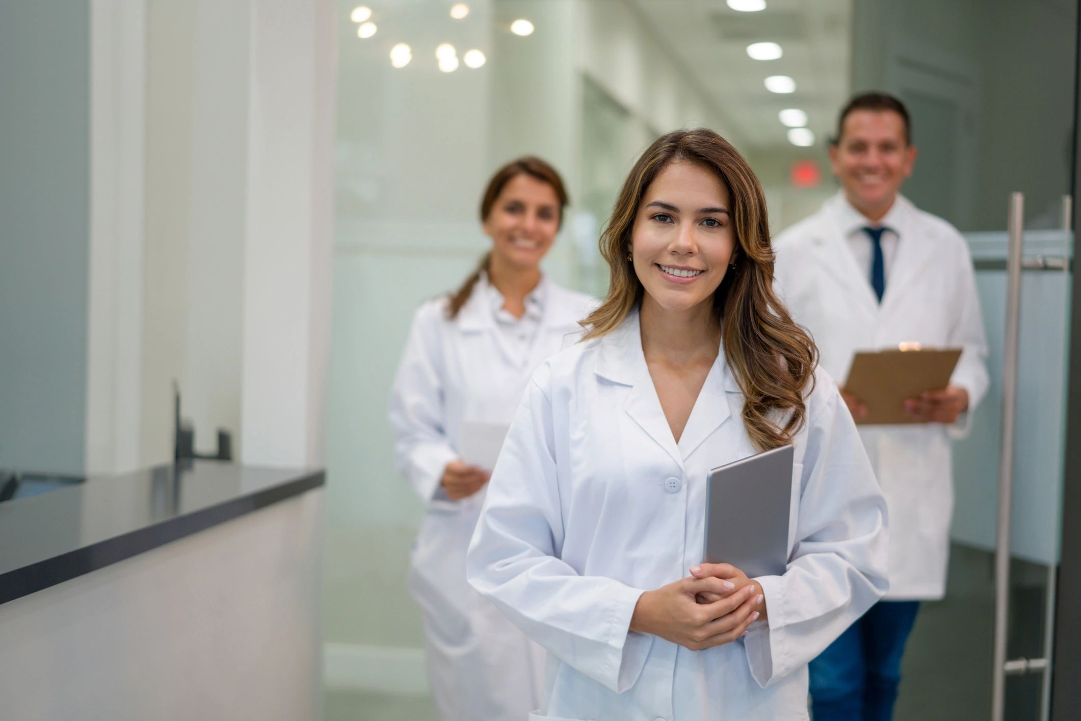 medical professionals at a conference